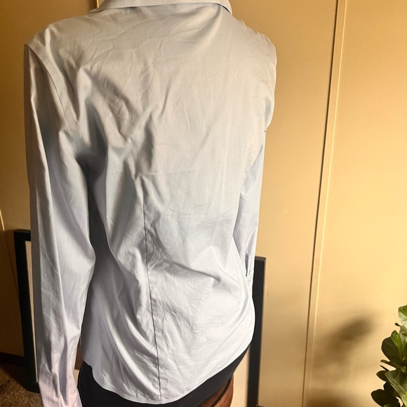 Karl lagerfeld light blue non iron button down shirt - Picture 4 of 11